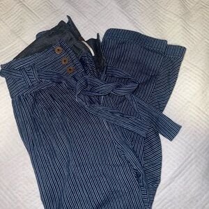 Free People Straight Leg striped trousers